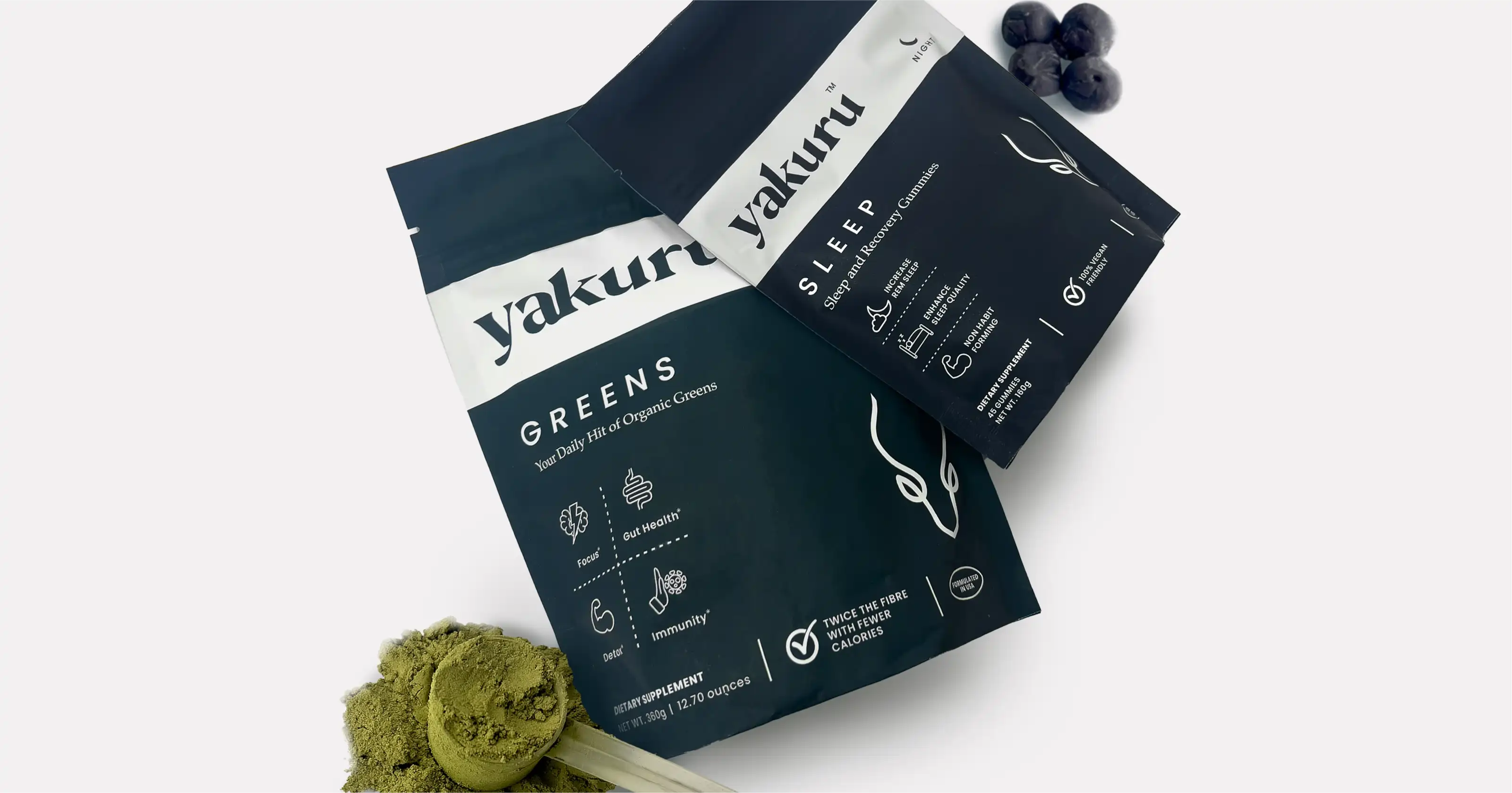 Boost Your Day with the Yakuru Nootrogreens & Sogno Benefit Bundle!